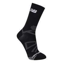 Meia de Corrida New Balance Performance Cano Médio Poliamida Unissex - Preto - 34-38 Meia de Corrida New Balance Performance Cano Médio Poliamida Unissex - Preto - 34-38