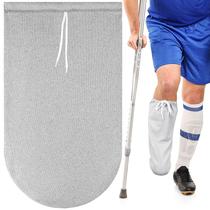 Meia de joelho lavável Leg Cast Cover Max Shape, cinza, tamanho M Meia de joelho lavável Leg Cast Cover Max Shape, cinza, tamanho M