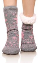 Meia De Lã Pantufa Forrada Unissex Antiderrapante Confortável 1 Par Modelo Botinha Meia De Lã Pantufa Forrada Unissex Antiderrapante Confortável 1 Par Modelo Botinha