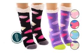 Meia De Lã Pantufa Forrada Unissex Antiderrapante Para Aquecer Os Pés Confortável 1 Par Modelo Botinha Feminina Meia De Lã Pantufa Forrada Unissex Antiderrapante Para Aquecer Os Pés Confortável 1 Par Modelo Botinha Feminina