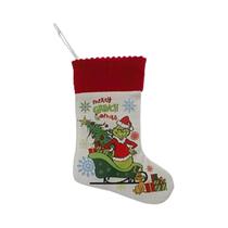 Meia De Natal Do Grinch, Monstro Verde De Desenho Animado, Enfeite Pendurável, Saco De Presente, Meia De Natal Do Grinch, Monstro Verde De Desenho Animado, Enfeite Pendurável, Saco De Presente,