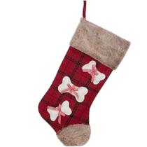 Meia de Natal para Pedurar - "Ossos Pet Lovers" - 1 unidade - Cromus - Rizzo