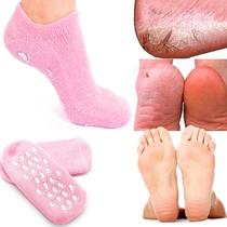 Meia De Silicone Hidratante Cicatrizante Saúde Dos Pés