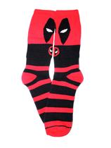 Meia Deadpool Masculina Divertida Cano Alto Personagens Meia Deadpool Masculina Divertida Cano Alto Personagens