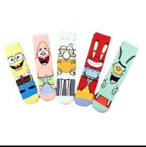 MEIA DIVERTIDA PERSONAGEM Bob Esponja exercício funcional- ACADEMIA- SKATE- BIKE- CANO MEDIO ALTO MEIA DIVERTIDA PERSONAGEM Bob Esponja exercício funcional- ACADEMIA- SKATE- BIKE- CANO MEDIO ALTO