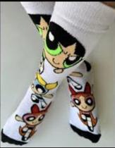 MEIA DIVERTIDA PERSONAGEM MENINAS SUPER PODEROSAS - exercício funcional- ACADEMIA- SKATE- BIKE- CANO MEDIO ALTO MEIA DIVERTIDA PERSONAGEM MENINAS SUPER PODEROSAS - exercício funcional- ACADEMIA- SKATE- BIKE- CANO MEDIO ALTO