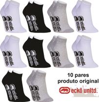 Meia Ecko Unltd 10 pares CURTA Algodão Meia Ecko Unltd 10 pares CURTA Algodão