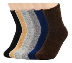 Meia Elástica Estica Quentinha 3 Pares Color Soft Unissex Meia Elástica Estica Quentinha 3 Pares Color Soft Unissex