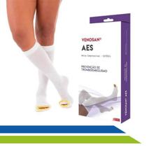 Meia Elástica Venosan Anti Trombo Antiembolismo PósCirúrgica 3/4 18mmHg AES Estéril Cód. SG57000E