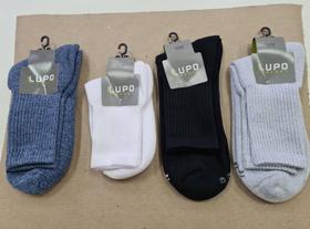 Meia Esporte Cano Médio Lupo 3230 Adulto.