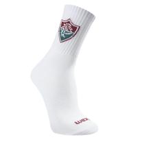 Meia Esportiva Cano Médio Fluminense Demillus Oficial 200514 Tamanho:38-43Cor:Branco