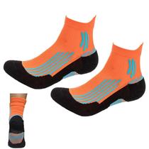 Meia Esportiva Compressao Cano Curto Corrida Treino Academia Esporte Atividade Fisica Confortavel Respiravel Resistente Seguro