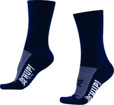 Meia Esportiva Hupi Lisa Azul Marinho Tamanho Plus 42-46 Meia Esportiva Hupi Lisa Azul Marinho Tamanho Plus 42-46