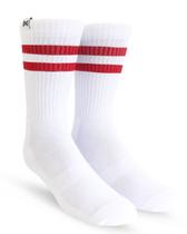 Meia Esportiva Norden Old Style Branco e Vermelho Tamanho 36/43 Meia Esportiva Norden Old Style Branco e Vermelho Tamanho 36/43