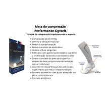 Meia Esportiva Performance 520 Sigvaris 3/4 20-30mmhg Branco Meia Esportiva Performance 520 Sigvaris 3/4 20-30mmhg Branco