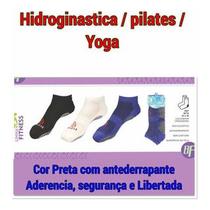 Meia Esportiva Pilates Yoga Hidroginástica uso diário com antiderrapante sem costura na ponta mais segurança e liberdade