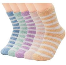 Meia Estica Quentinha 1 Par Colorida Soft Listrada Feminina Meia Estica Quentinha 1 Par Colorida Soft Listrada Feminina