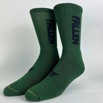Meia Fallen Classic Script Cano Alto Verde/Preto