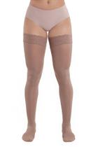 Meia Feminina 7/8 Média Compressão com Renda e Silicone - Kendall Meia Feminina 7/8 Média Compressão com Renda e Silicone - Kendall