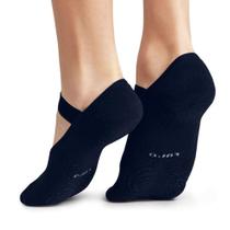 Meia Feminina Lupo Sapatilha Antiderrapante Marinho - 049450
