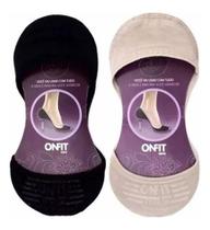 Meia Feminina Onfit Invisível Mini Par Sapatilha Meia Feminina Onfit Invisível Mini Par Sapatilha