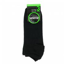 Meia Feminina Sapatilha Selene Kit Com 3 Pares 34 Ao 39 4001