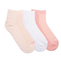 Meia Feminina Selene Kit 3 Básicas Cano Curto Salmão/Rosa Meia Feminina Selene Kit 3 Básicas Cano Curto Salmão/Rosa