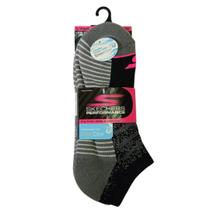 Meia Feminina Skechers S116561blk Low Cut Kit Com 3 Pares