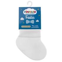 Meia festa pimpolho masculina branca 00 ao 15 Meia festa pimpolho masculina branca 00 ao 15