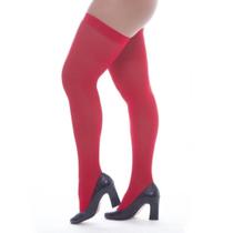 Meia Fina 7/8 Tradicional Na cor VERMELHO - Perrutextil Meia Fina 7/8 Tradicional Na cor VERMELHO - Perrutextil