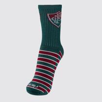 Meia Fluminense Esportiva Verde Listrada Meia Fluminense Esportiva Verde Listrada