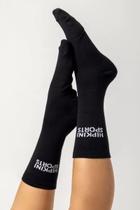 Meia gym era preta hipkini