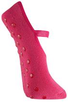 Meia Hidro Sapatilha Antiderrapante Pilates Com Elástico Cor Rosa Meia Hidro Sapatilha Antiderrapante Pilates Com Elástico Cor Rosa