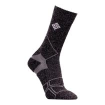 Meia Hike Crew Medium Weight Charcoal Cinza - Columbia