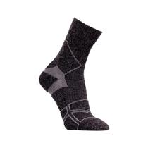 Meia Hike Quarter Medium Weight Charcoal Cinza - Columbia