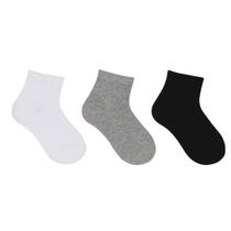 Meia Hoahi Infantil Cano Curto Kit c/3 Meia Hoahi Infantil Cano Curto Kit c/3