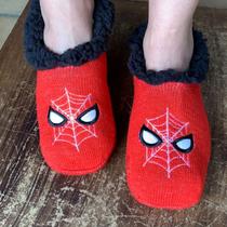Meia Homem Aranha Pantufofa