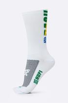 Meia HUPI Brasil 5.0 Branco