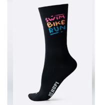 Meia Hupi Ciclismo e Corrida TT Swin Bike Run Preto Meia Hupi Ciclismo e Corrida TT Swin Bike Run Preto