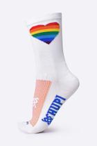 Meia HUPI Colorful Heart - LT para pés menores 34-38