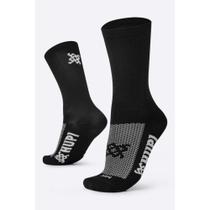 Meia Hupi Lisa Preta e Branca