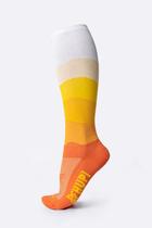 Meia HUPI Longa Colors Amarelo e Laranja Meia HUPI Longa Colors Amarelo e Laranja