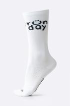 Meia HUPI Run Day Branco - LT para pés menores 34-38