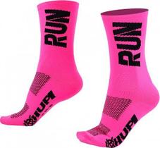 Meia Hupi Run Rosa Neon - LT para pés menores 34-38