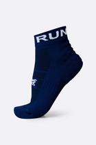 Meia HUPI Running Pro Azul Marinho - Tamanho Plus 42-46 Meia HUPI Running Pro Azul Marinho - Tamanho Plus 42-46