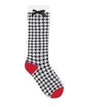 Meia infantil 3/4 com aplique lacinho selene - 2150001 Meia infantil 3/4 com aplique lacinho selene - 2150001