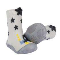 Meia Infantil comfort lúdica Cinza Estrelas Masculino Pimpolho