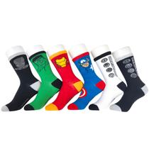 Meia Infantil Disney Marvel Princesas Kit 4 Pares