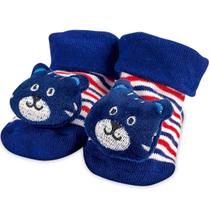 Meia Infantil Divertida Algodão Menino Antiderrapante 6 a 12 meses Bichinho Azul Tigre Meia Infantil Divertida Algodão Menino Antiderrapante 6 a 12 meses Bichinho Azul Tigre