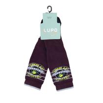 Meia Infantil Lupo Cano Longo Dark Bordô 026360 Meia Infantil Lupo Cano Longo Dark Bordô 026360